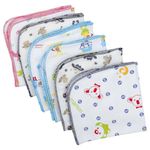 Tiny Things Kids Printed Handkerchief, Face Hanky, Face Napkin (25 cm x 25 cm) Set of 6