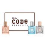 Wild Stone CODE Premium Perfume for Men, Pack of 3 (30ml each) | Perfume Gift Set for Men | Long Lasting Luxury Perfume | Birthday Gift for Him | Gift for Brother