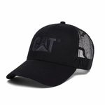 Caterpillar Men's Raised Logo Cap, black One