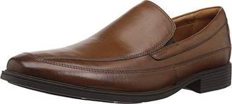 Clarks Men's Tilden Free Slip-On Loafer, Dark Tan, 11 W US