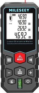 MiLESEEY Laser Measure100M/328Ft, Laser Tape Measure,±2mm Accuracy Digital Tape Measure with Area, Volume Measurement,LCD Backlit,Mute Function, IP54, Battery Included