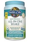 Garden Of Life Raw All-in-One Nutritional Shake, Lightly Sweet, (28 servings- 1038g.) Packed with 20 grams of Certified Organic Plant Protein packed with incredible nutrition to help build lean muscle. Assists in the building of lean muscle when combin...