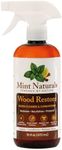 Mint Naturals Furniture Cleaner & Wood Conditioner – Plant-Based Wood Polish | Cleans & Protects | 16 oz Made in USA