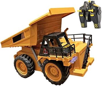 MROTEX RC Construction Truck, RC Excavator Dumper Bulldozer 2.4G Remote Control Forklift Tractor RC Car Engineering Vehicle Toys for Boy Kid (Size : D)