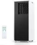 Portable Air Conditioner 8000 BTU Air Conditioner Suitable for 350 Sq.Ft,3-in-1 AC Unit with Remote Control&24Hrs Timer for Home,Office, Dorm(white)