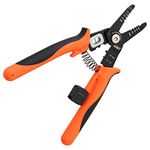 ABN Multipurpose Crimping Tool - 7in Professional 10-18AWG Universal Wire Cutters Electrical Wire Stripper Tool for Electrical and Mechanical Use