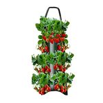 SAKAMURA Hanging Planter Grow Bag,Breathable Canvas Strawberry Planter Bags, Flower Grow Bags, Plant Grow Bag For Carrot Onion Tomato Potato Roses