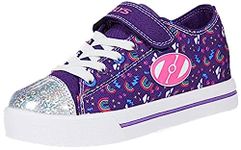 Heelys Girl's Hly-g2w-8352 Wheeled Heel Shoe, Purple Multi Rainbow, 11 UK Child