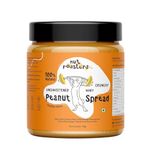 Nut Roasters Unsweetened High Protein Peanut Butter 1 kg (Pack of 1) |38 g Protein Fully Roasted Peanuts with WHEY| Zero Cholesterol and No Gluten