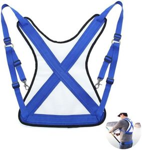 Fishing Shoulder Back Harness, Adjustable Fishing Fighting Belt Sea Fishing Rod Holder Vest for Fishing Big Fish