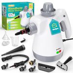 Rolipo Handheld Steam Cleaner, Portable Steam Cleaners, Pressurized with 12 pcs Accessories and Safety Lock, Multifunctional Hand Held Steam Cleaner for Cleaning Kitchen Bathroom Grout Windows Grease