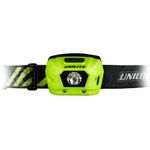 Unilite HL-4R Prosafe Hi Vis Yellow Helmet Mountable USB Rechargeable LED Headlight Torch- 275 Lumen - CREE LED Power - Adjustable Headband - 95 Metre Beam Range