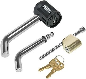 Reese Towpower 7075130 Class I-IV Dual Bent Pin Receiver Lock and Coupler Lock Combo