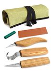 BeaverCraft Wood Carving Kit S17 Spoon Carving Tools Whittling Kit Wood Carving Chisel Set - Spoon Carving Kit Whittling Tools for Beginners and Professional