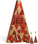 Tea Forte Warming Joy Holiday Assorted Tea Advent Calendar, Gift Set of 24 Pyramid Infuser Tea Bags with Numbered Calendar