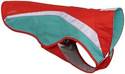 RUFFWEAR Lumenglow High-Vis Jacket, High Visibility Reflective Coat for Dogs, X-Small, Red Sumac