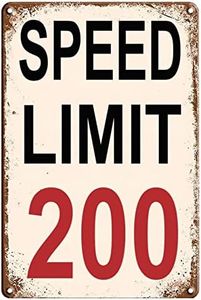 Man Cave Decor Race Car Posters For Men Bedroom Garage Accessories Funny Metal Tin Signs Room Stuff Wall Decor Speed Limit 200 Sign 8x12 Inch