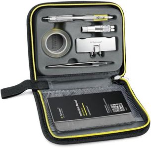 Fullmosa Watch Battery Replacement Kit for Rotate Open Cover, Repair Kit Premium Metal Watch Strap Link Removal Tool, Spring Bars Tool& Tweezers, Professional Watch Bracelets Adjuster for Men Women