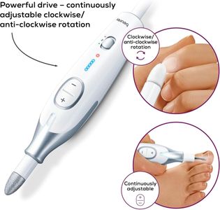 Beurer Pedicure Manicure Set – Electric Nail Care Kit