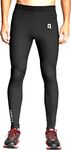 Quada Men's Nylon Compression Pants (Black, Small, 27-28 Inch Waist)