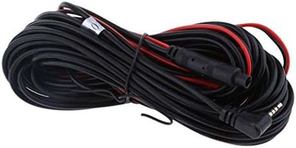 10Meters/32Ft Car Rear Camera Dash RCA Four pin to 2.5mm Extension Cable