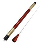 MOREYES Music Baton Orchestra Baton Band Conducting Baton with Tube Sleeve (Rosewood Handle)