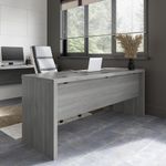 Bush Business Furniture Echo Computer Desk, Modern Gray