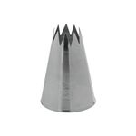 Ateco 828 Open Star Pastry tip Extra Large Icing Piping Nozzle, Stainless Steel