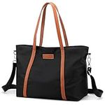 Tote Bag for Women Nylon 15.6 Inch Laptop Shoulder Handbag Purse for Travel Work School