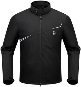 RIDEIRON Motorcycle Jacket with CE Armor, Winter Windproof Riding Jacket for Cold Weather with Removable Warm Liner M