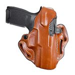 Desantis 001BA1BZ0 Gunhide, Thumb Break Scabbard Belt Holster, P320/ P250, Right Hand, Black Leather