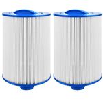 2 PSC SPA Filter Replaces Compatible with Pleatco PWW50P3 (Coarse Thread) - Compatible with Unicel 6CH-940, 817-0050, Filbur FC-0359, 25252, 03FIL1400 - Cartridge for Waterway Front Access Skimmer