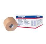 Leukotape P Rigid Medical Tape for Sprains and Injury Prevention, 3.8 cm x 13.7 m, Beige, 1 Roll