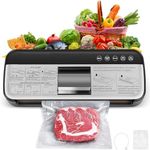 Vacuum Sealer Machine Food Vacuum Sealer for Dry/Wet Food Jars, Automatic Food Sealer, 5-in-1 Compact Vacuum Food Preservation System, Vacuum Air Sealing System for Seal a Meal and Sous Vide