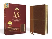 NIV, Life Application Study Bible, Third Edition, Personal Size, Leathersoft, Brown, Red Letter