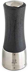 Peugeot - Molinillo de pimienta manual Madras u'Select - Molinillo ajustable - Acero inoxidable y madera de haya, grafito - 16 cm