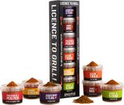 SPICENTICE - The Ultimate Spice, Seasoning & Marinade BBQ Rub Grill Gift Set - 100% Natural - Salt & Sugar Free - Delicious Food Cooking Gift