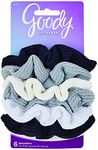 Goody Ouchless Waffle Hair Scrunchies 6 piece (Pack of 2), Colors may vary