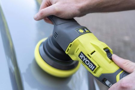 Ryobi 18V Cordless Polisher – Battery Powered Car Buffer