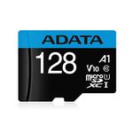 ADATA AUSDX128GUICL10A1-RA1 ADATA 128GB Premier microSDXC UHS-I/Class 10 V10 A1 Memory Card with SD Adapter