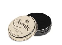 Saphir Medaille d'Or Mirror Gloss Shoe Polish – High Shine Wax Paste for Leather Shoes & Boots – Black – 75ml – Made in France