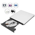 Blu-ray USB 3.0 Burner, ASHATA USB3.0 Blu-Ray Laptop PC External Optical Drive Disc Burner DVD CD BD Writer Recorder,Blueray Disc Rome 3D Drive BD DVD for Desktop/Notebook