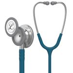 3M Littmann Classic III Monitoring Stethoscope, 5623, More Than 2X as Loud*, Weighs Less**, Stainless Steel Chestpiece, 69 cm (27") Caribbean Blue Tube