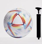 Hyper World Cup 2022 Football Full Size-5 with 6inch air Pump and pin