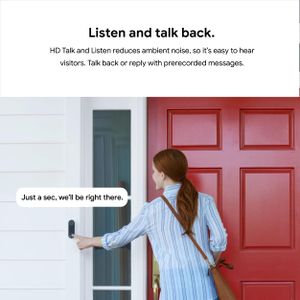 Nest Wired Doorbell – Smart Video Security Camera