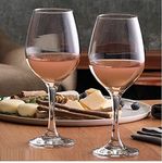 Red-Rubby Style Crystal Clear 310 ml Red Wine and White Wine Glasses Perfect for Parties, Gifts,Housewarming,Weddings,Aniversary Set of 2