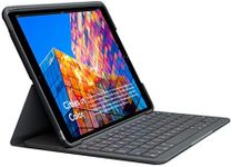 Logitech Slim Folio - iPad Air (3rd Generation) Keyboard Case with Integrated Wireless Keyboard, Bluetooth and Comfortable (Models: A2152/A2123/A2153/A2154), QWERTY UK Layout - Graphite