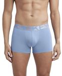 Jockey IC28 Men's Tactel Microfiber Elastane Stretch Solid Trunk with Moisture Move Treatment_Blue Shadow_L