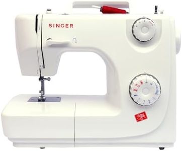 SINGER 8280 Zig Zag Sewing Machine | 8 Built in Stitches | 24 Stitch Function | Auto Needle Threader | 70W Powerful motor | 2 Years Warranty | White