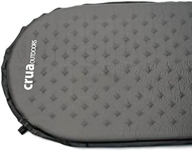 Crua Outdoors Self Inflating Camping Mattress Sleeping Pad with Quick and Easy Inflation Ideal for All Weather